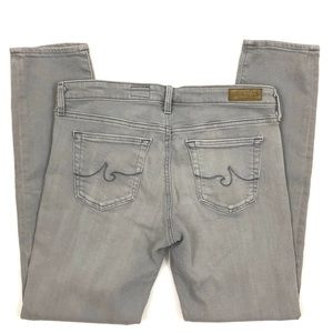 Anthropologie AG Stevie light gray Ankle Jeans